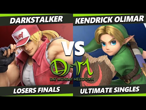 DAT MM 310 LOSERS FINALS - Darkstalker (Terry) Vs Kendrick Olimar (Young Link) Smash Ultimate - SSBU