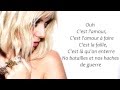 Alizée - L'amour Renfort (Lyric Video) [HD] 
