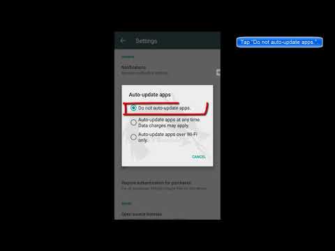 How To Disable Auto-Update Apps In Google Playstore
