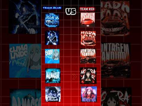 TEAM RED ❤️ VS TEAM BLUE 💙 [ PHONK VS PHONK ] ( 🥵ULTRA SLOWED FUNK🥶) ☠️..