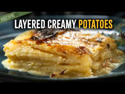 The Creamiest French Potato Bake Ever Made - Potato Dauphinoise