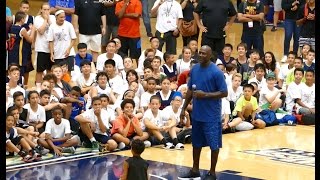 Kid Shoots the Lights Out at Michael Jordan Flight School 2015!