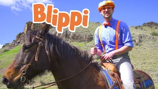 Blippi Visits A Ranch and Learns About Animals and Machines For Kids | Educational Videos For Kids