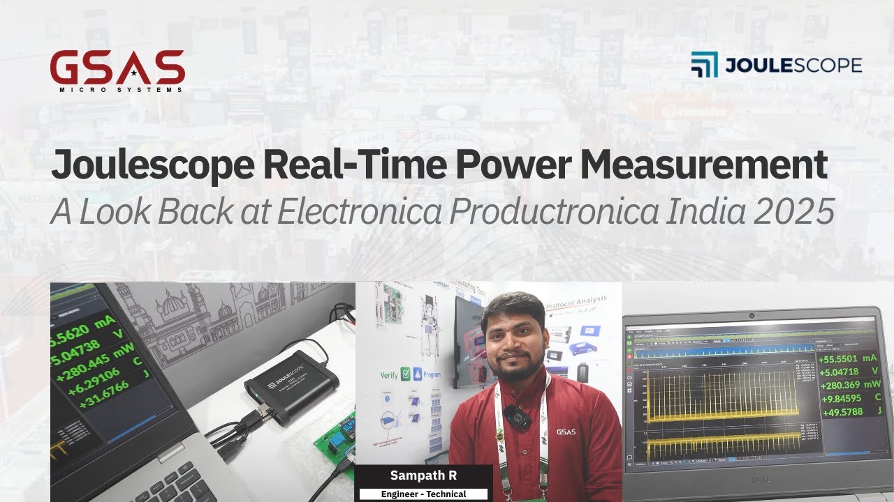 Electronica 2025: Joulescope at GSAS