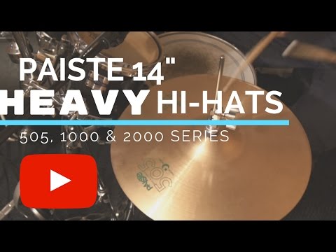 Paiste 14" Heavy Hi-Hats Comparison