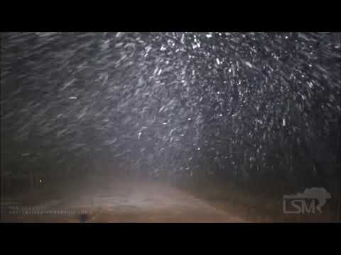 02-15-2021 Caldwell, TX - Heavy Snow Has Arrived to the Lonestar State!