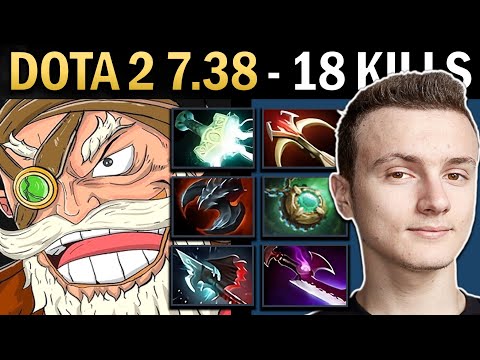 Sniper Gameplay Miracle with 18 Kills and Monacle - Dota 2 7.38