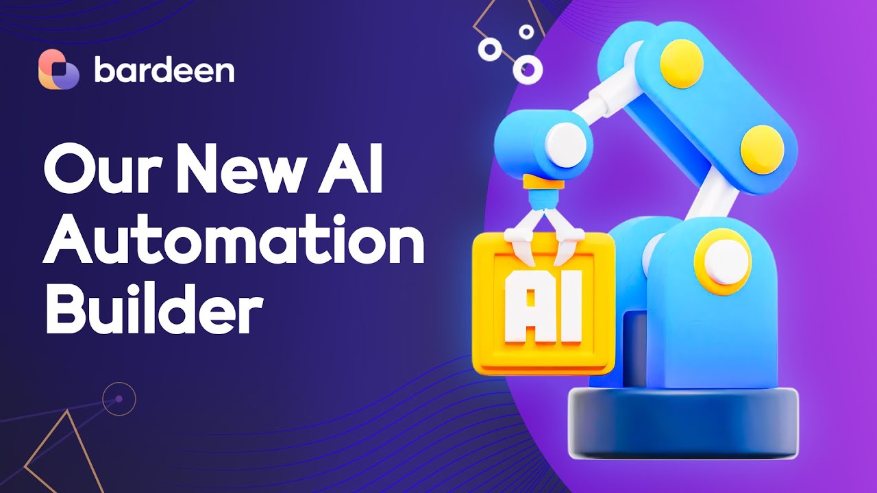 Bardeen Tutorial: Conversational automation builder video thumbnail