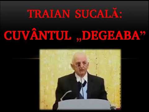 🔊 Traian Sucala AUDIO - "DEGEABA" (Ps. 39:6) - a current word