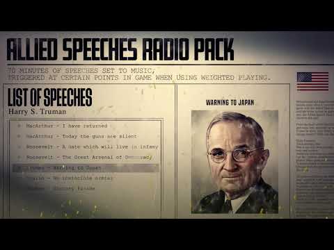 Hearts of Iron IV: Allied Speeches Music: Truman - Warning To Japan