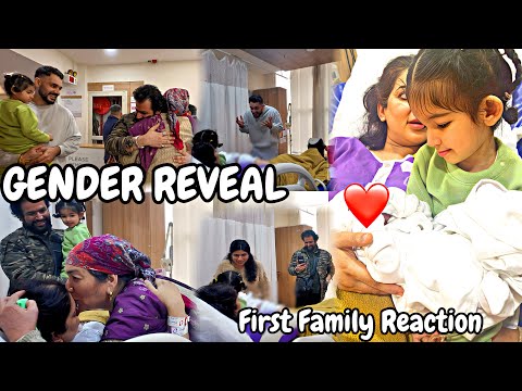 GENDER REVEAL VLOG  🧿🧿❤️ | FAMILY REACTION BABY KO FIRST TIME DEKHA 🧿