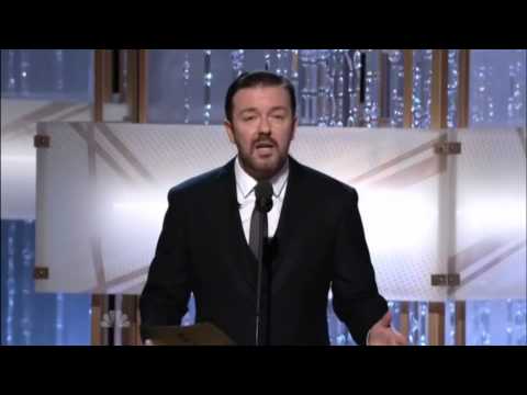 Ricky Gervais conduce i Golden Globe 2011 (sub ita)