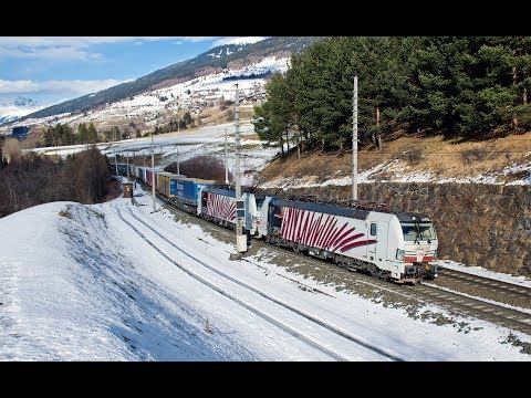 Die Brennerbahn im Winter: Mit E652 (Prototyp), Vectrons (TX und Lomo) und vielem mehr!