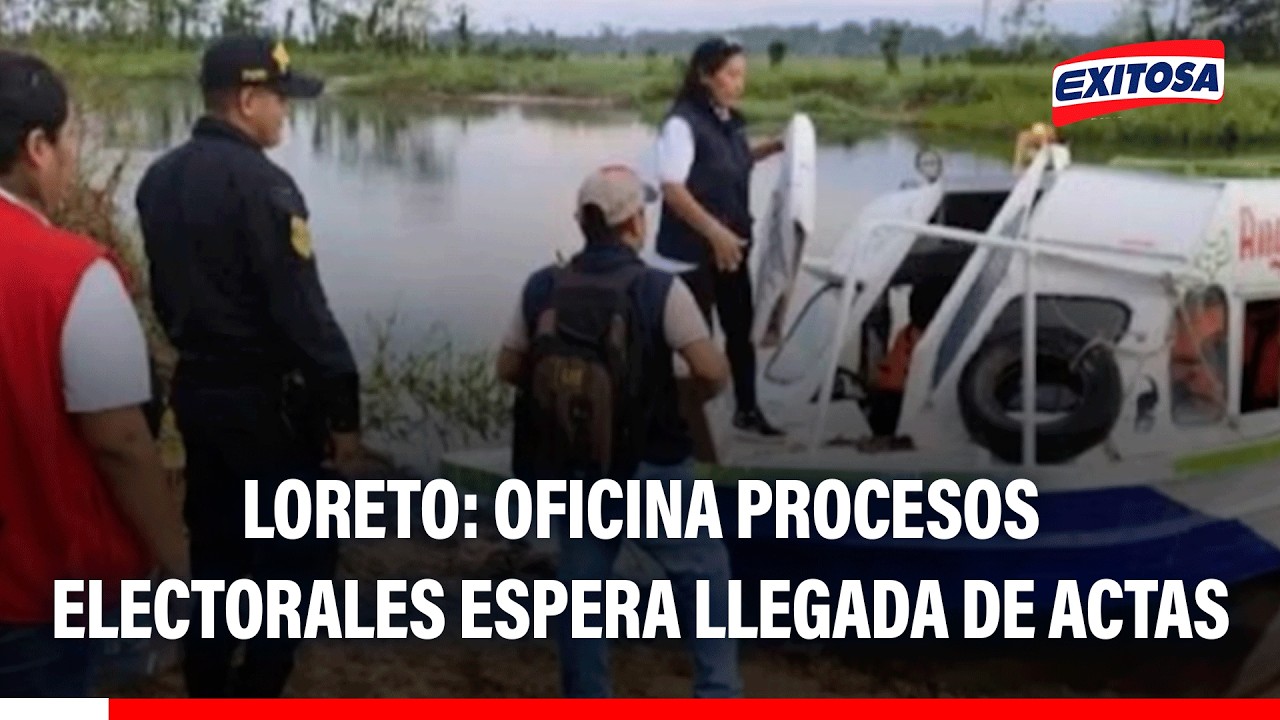 🔴🔵 Oficina Descentralizada de Procesos Electorales en Loreto espero la llegada de actas