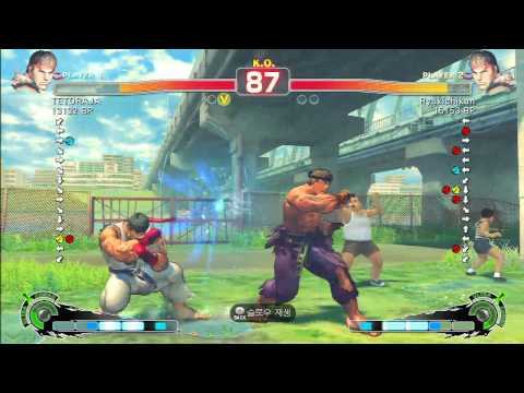 SSF4 Rank Match  TETORAJA (RY)  vs  Ryukichikun (RY)