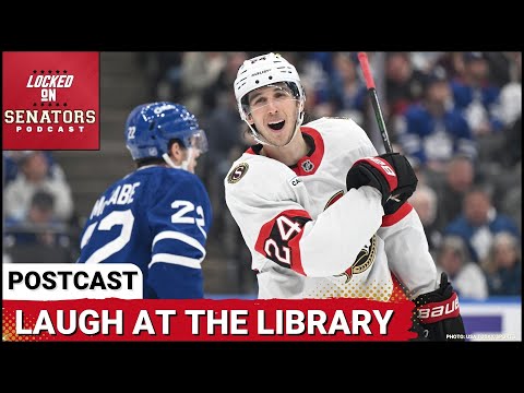 POST CAST: OTTAWA SENATORS DOMINATE LIFELESS TORONTO MAPLE LEAFS AT SCOTIABANK LIBRARY
