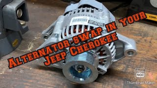 Replacing your alternator on your Jeep Cherokee XJ