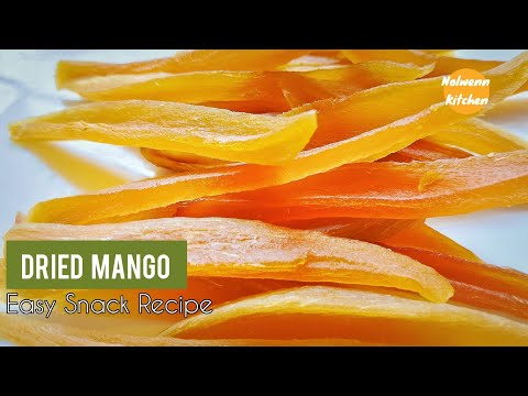 How To Make Dried Mango | Dried Mango Snacks | Nolwenn Kitchen