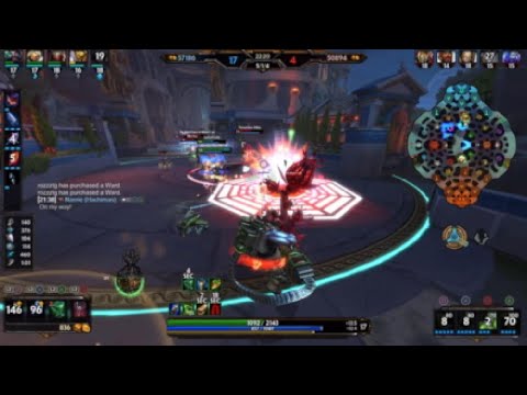 Smite Platinum Rank Conquest Zhong Kui Mid- The Other Team Threw But My Team Threw Harder!!