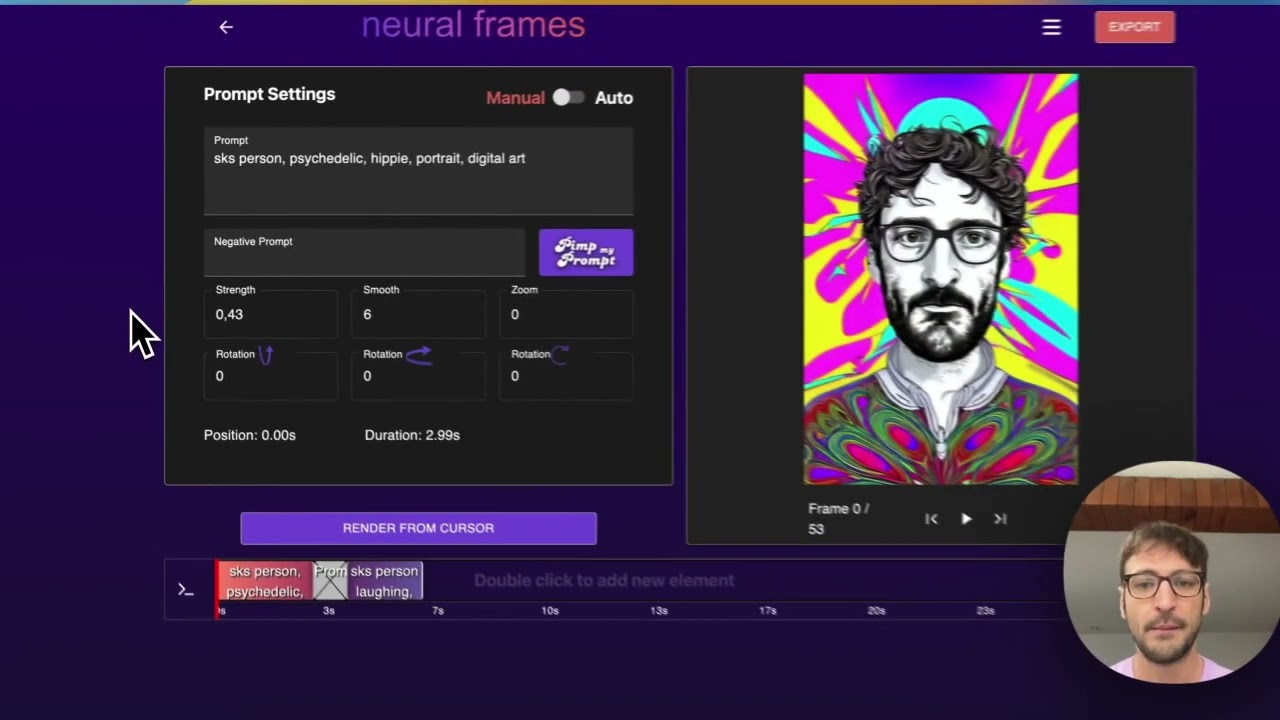 Neural Frames Video Editor Explanation