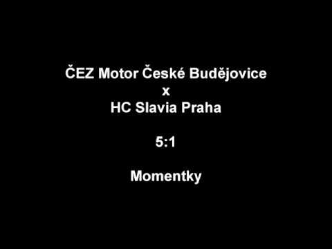 ČEZ Motor České Budějovice - HC Slavia Praha 5:1 (momentky)