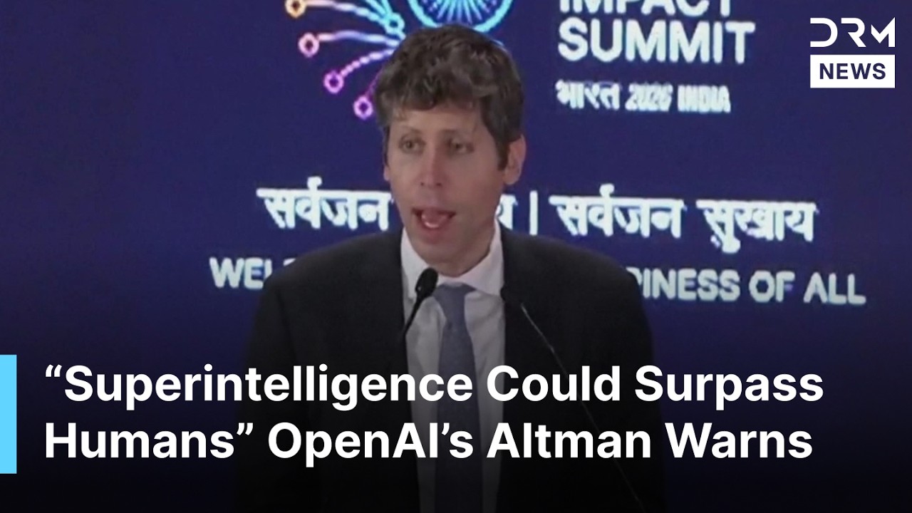 FULL: OpenAI CEO Altman Sounds Alarm on Superintelligence, Calls for IAEA-Style Global AI Body |AQ1B