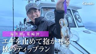 【FishingLover東海】エギを止めて抱かせる！秋のティップラン～福井県 茱崎沖～