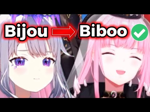 Calli asked Bijou about Her Name being Changed to Biboo【Hololive】