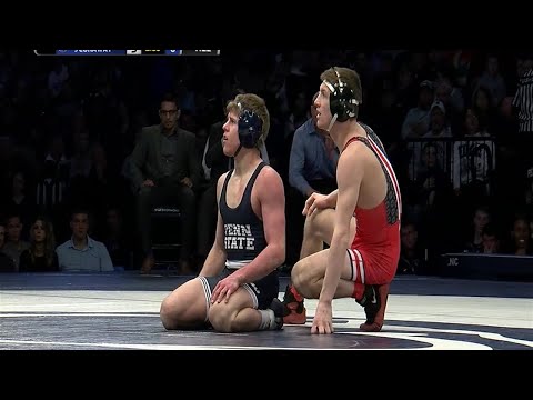 Big Ten Rewind: 2016 Wrestling-133 LBs - Penn State's Jordan Conaway vs Ohio State's Johnni DiJulius