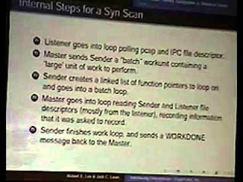 DEF CON 13 - Robert E. Lee & Jack C. Louis: Introducing Unicornscan - Riding the Unicorn