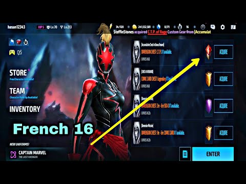 Monthly Ctp Chest Open On French 16 - Marvel Future Fight