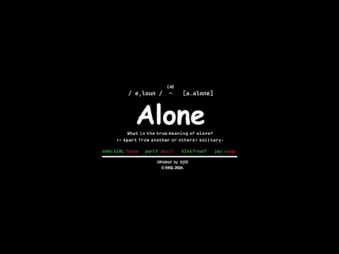 SSQ - ALONE - [OFFICIAL VIDEO]