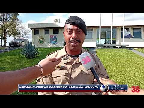 MOTOCICLISTA É MORTO A TIROS E GARUPA FICA FERIDO EM SÃO PEDRO DO IVAÍ