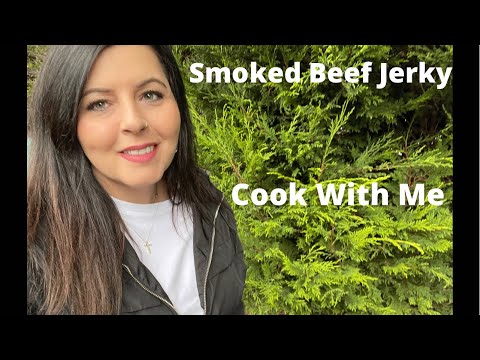 BEEF JERKY IN THE ELECTRIC BRADLEY SMOKER COOK WITH ME
