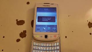 Blackberry Torch 9800 - Battery empty