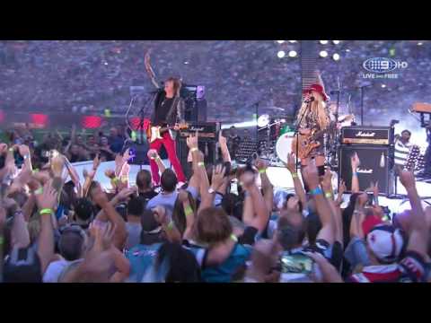 Richie Sambora and Orianthi  - Living On A Prayer (Live 2016 NRL GF )