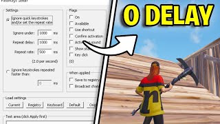 How To Get 0 INPUT DELAY in Fortnite With Filter Keys