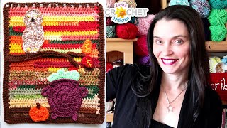 "October Woods" 2025 Calendar Un-Blanket Project