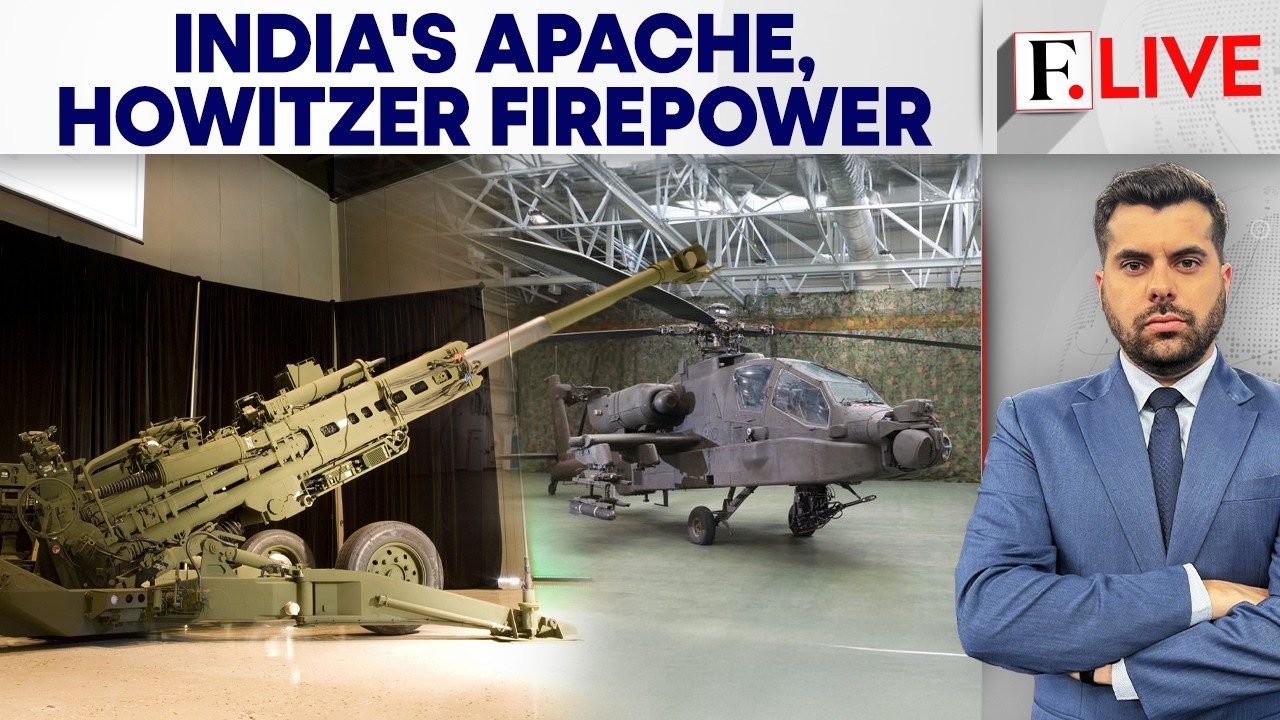 US Greenlights 'Flying Tank' Apache, M777 A2 Howitzer Package For India | Firstpost Live