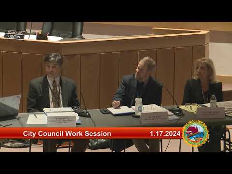 1.17.2024 City Council Work Session RE: Capital Improvement Plan