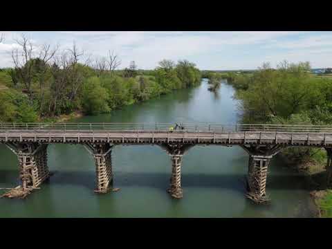 A lap with a bicycle Lasinja Karlovac Lasinja
