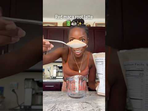 Red Maca root latte recipe ☕️✨