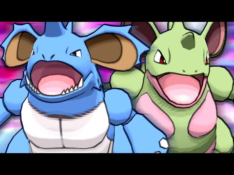Nidoking vs. Nidoqueen Metronom Battle | Pokémon Schwert & Schild - @Raizor