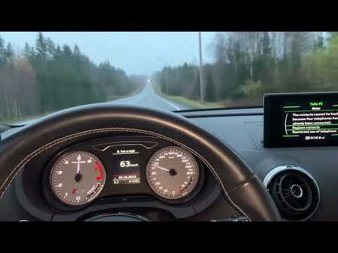 Audi S3 2015 0-100kmh Acceleration
