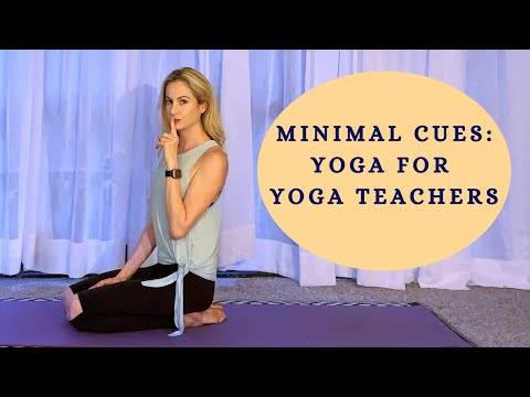 45 Minute Yoga Class | Minimal Cues | Intermediate Yoga | Alex Blue Yoga