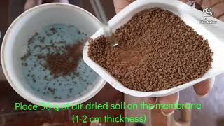 Determination of Soil Water Retention Curve