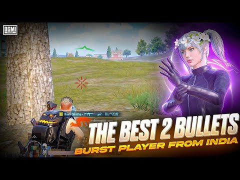 The Best 2 Bullets Burst Player in India 🇮🇳 [ Battle Grounds Mobile India ]🔱