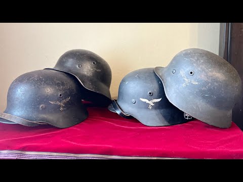 WW2 German Luftwaffe Helmet BringBacks
