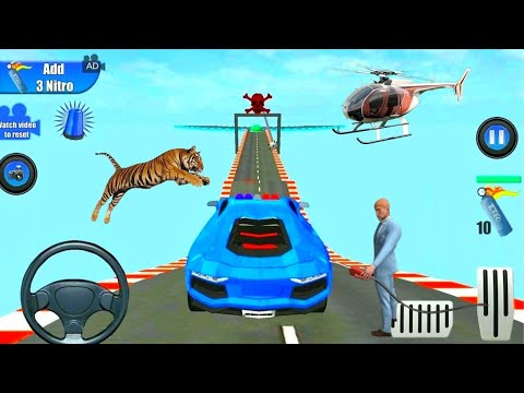 ✅Impossible Police Mega Ramp Car Games - Police Car Racing Stunts 3D - Android Gameplay#6