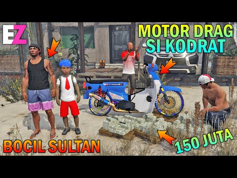 Elementary School Boy Buys Strongest Thug Drag Bike - GTA 5 SULTAN BOCIL
